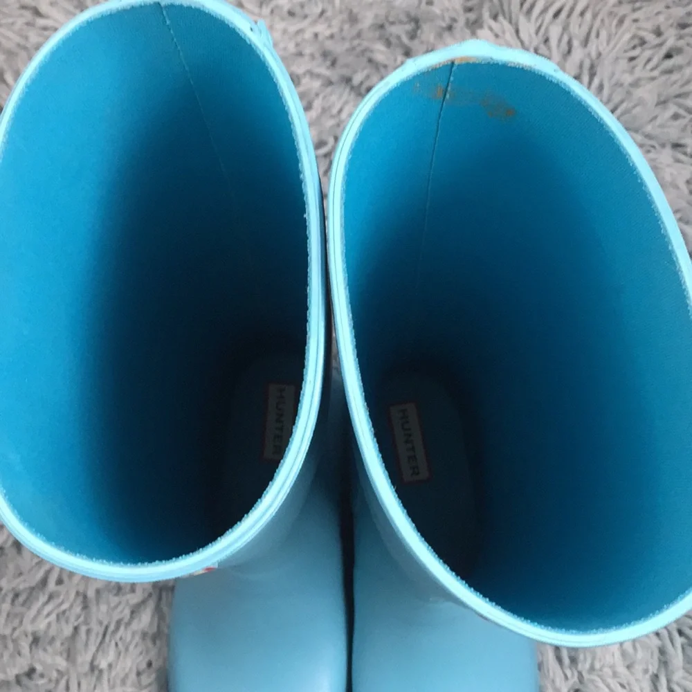 Hunter Women's Tall Rain Boots in Light Blue